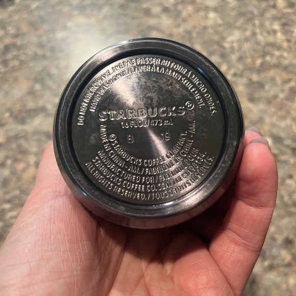 STARBUCKS Grey Stainless Coffee Tea Free Refill Tumbler January 2020 Expired - Picture 4 of 5